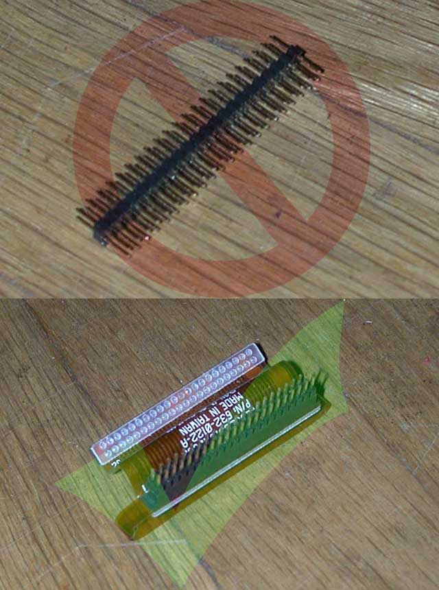 44-pin IDE gender changers