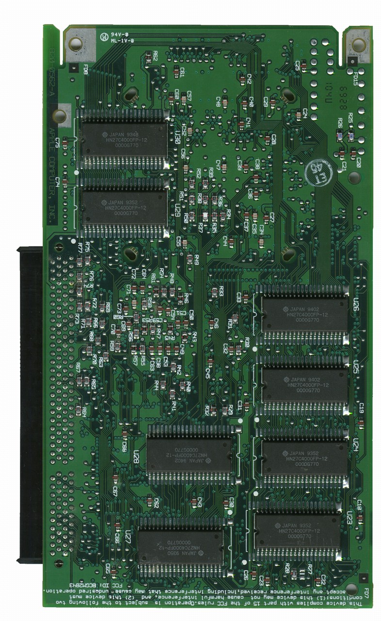 Apple PPC 601 Back Apple PPC 601 Back