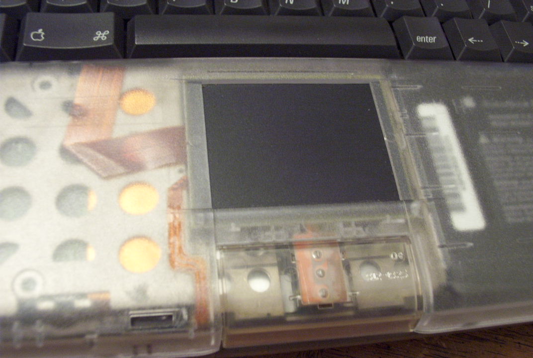 Clear Powerbook 5300 trackpad