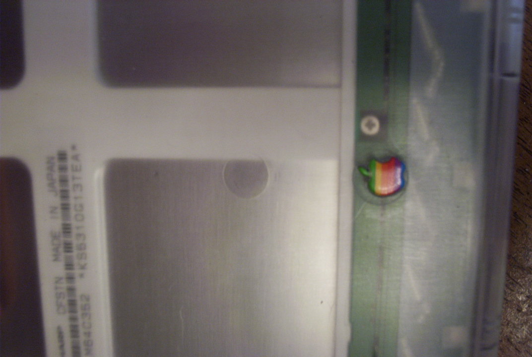 Clear Powerbook 5300 apple logo