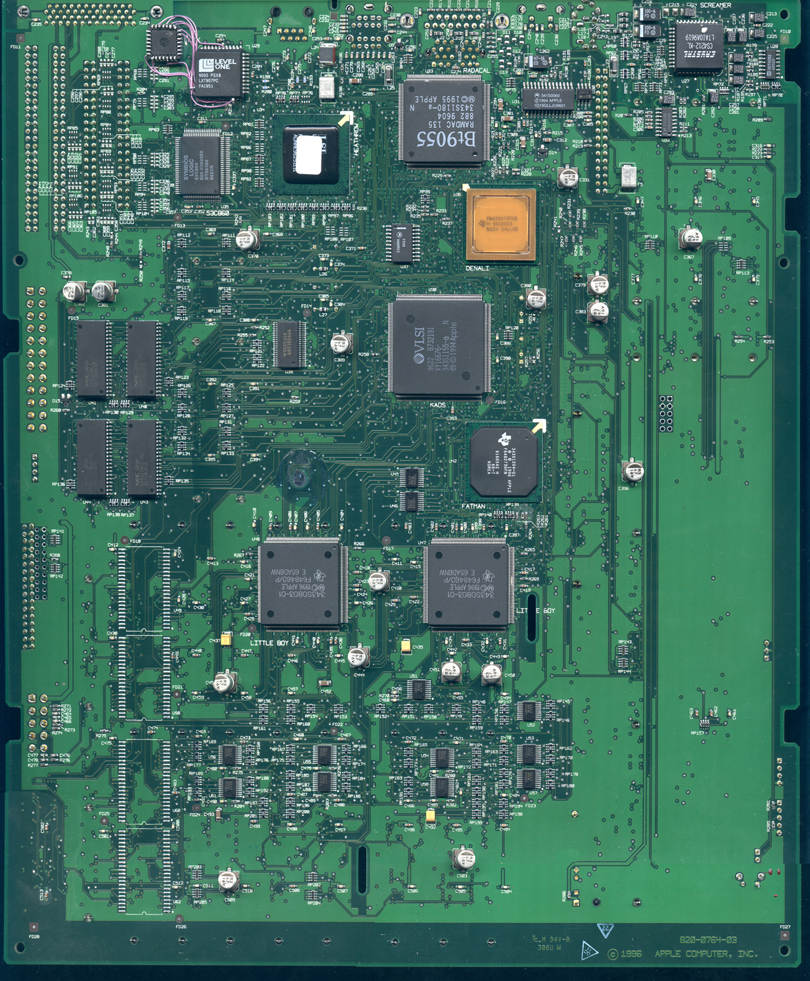 PowerExpress Manhattan: Motherboard Scan, Back PowerExpress Manhattan: Motherboard Scan, Back
