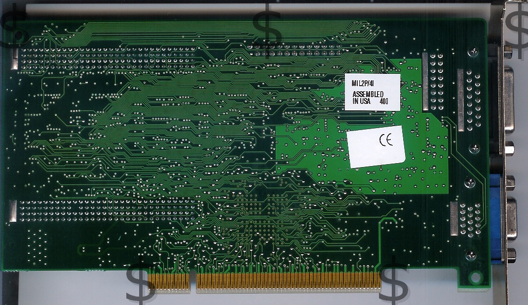 Matrox Millenium II PCI Back