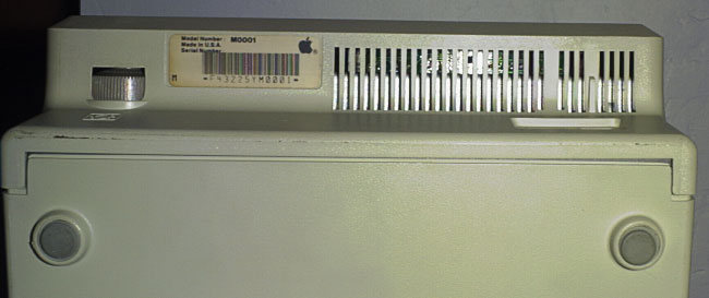 Mac 128k - serial number