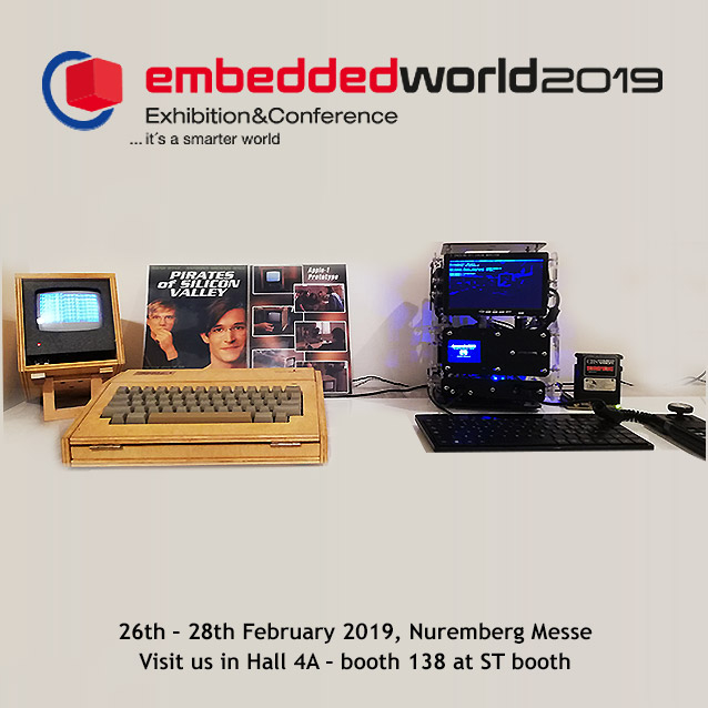 Embedded World 2019, STM32 Apple-1 Replica 
