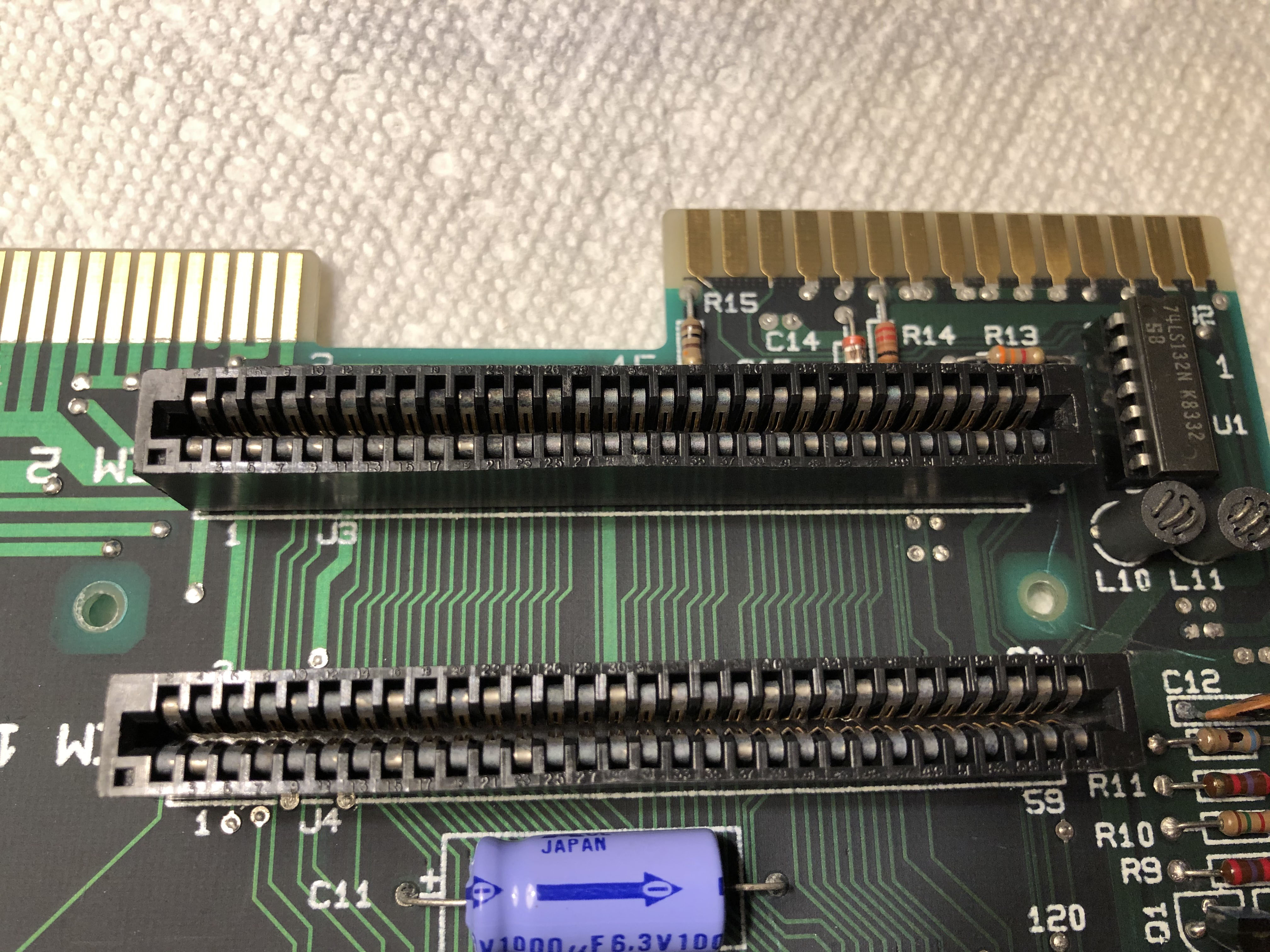 Lisa Memory Board Card Edge Connector