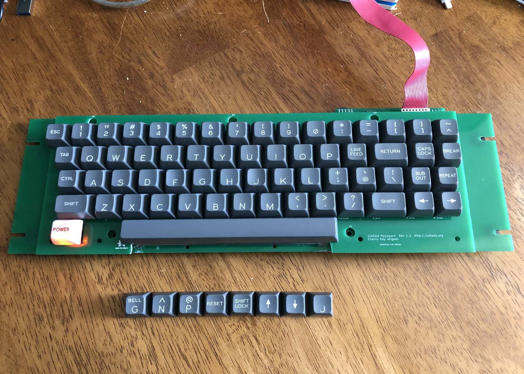 Full ASCII keyboard
