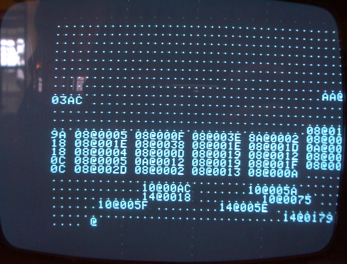 Output of Tool #2, RAM test, while probing the CAS timing limits