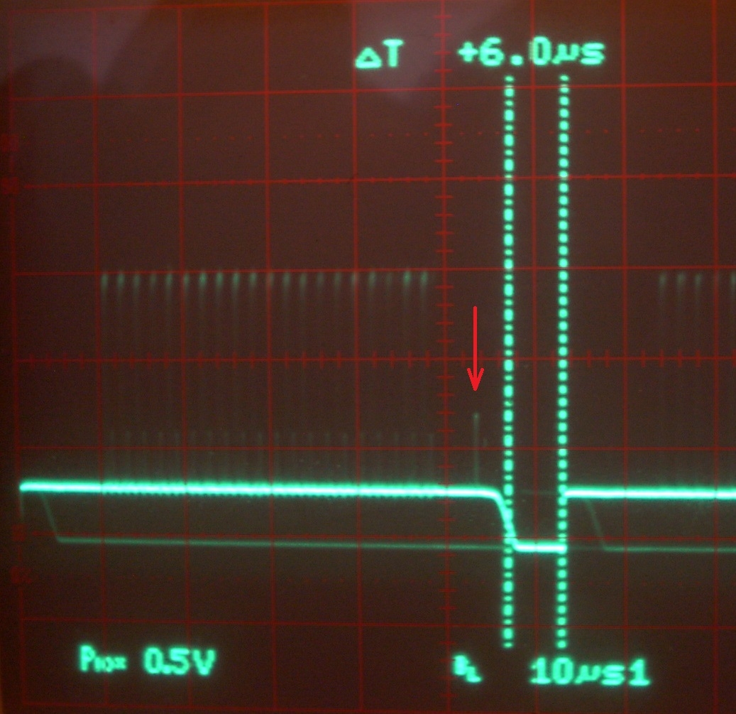 Shortened HSYNC