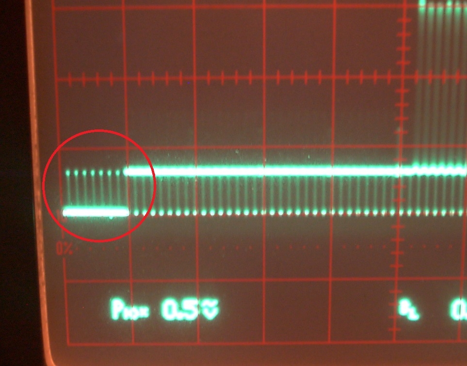 Serrated VSYNC