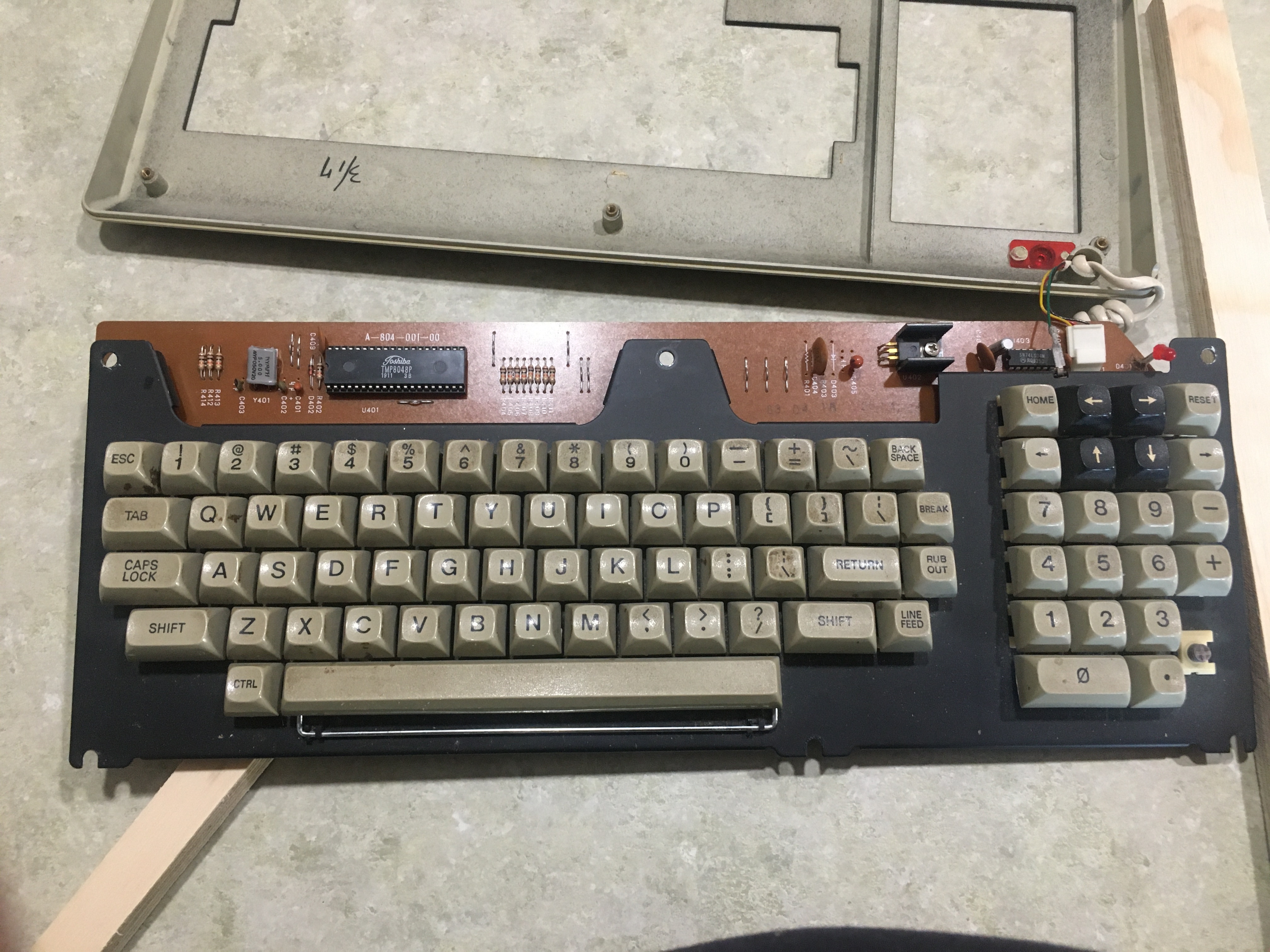 Keyboard front