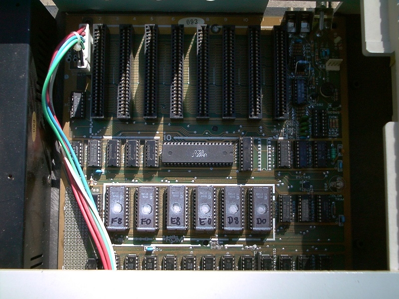 PC-48 Apple-II clone made in Taiwan, EPROM bank