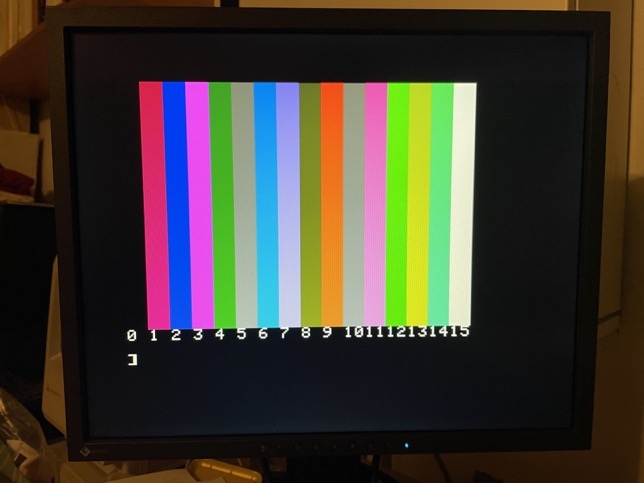16 color GR mode on HDMI