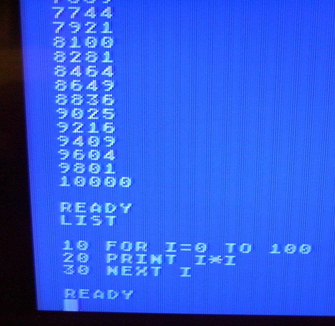 Atari 600XL video converted by the mini AV2HDMI