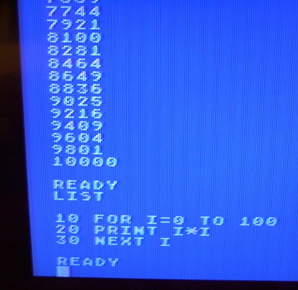 Atari 600XL video converted by the mini AV2HDMI