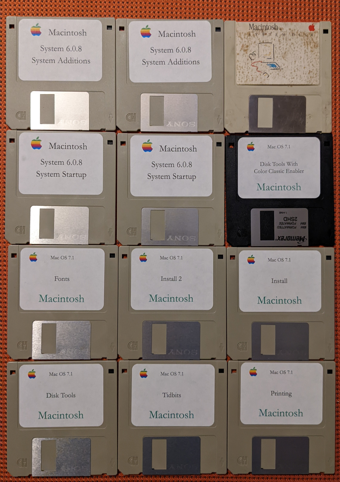 Macintosh System 6/7 disks