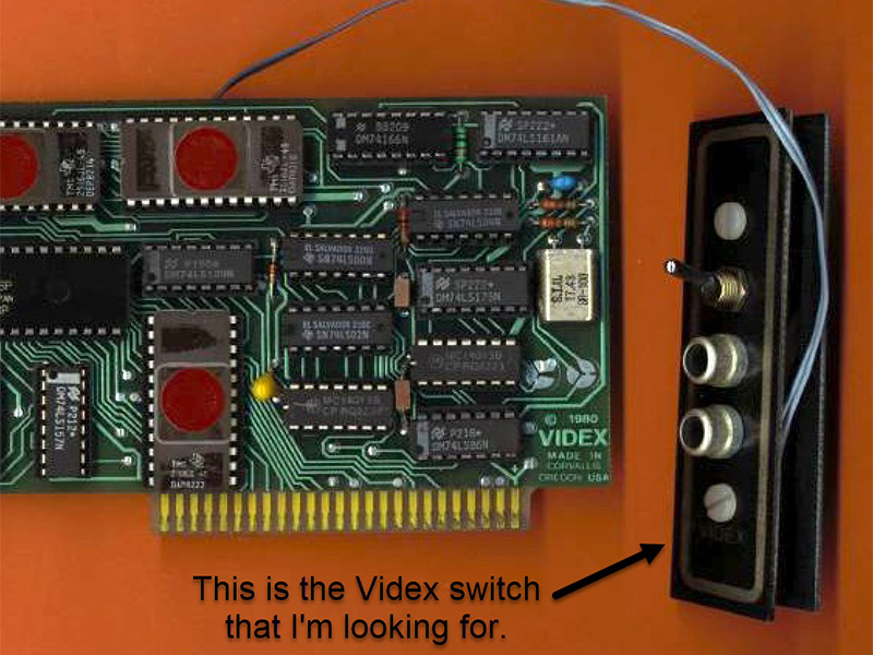 Videx Mechanical Switch