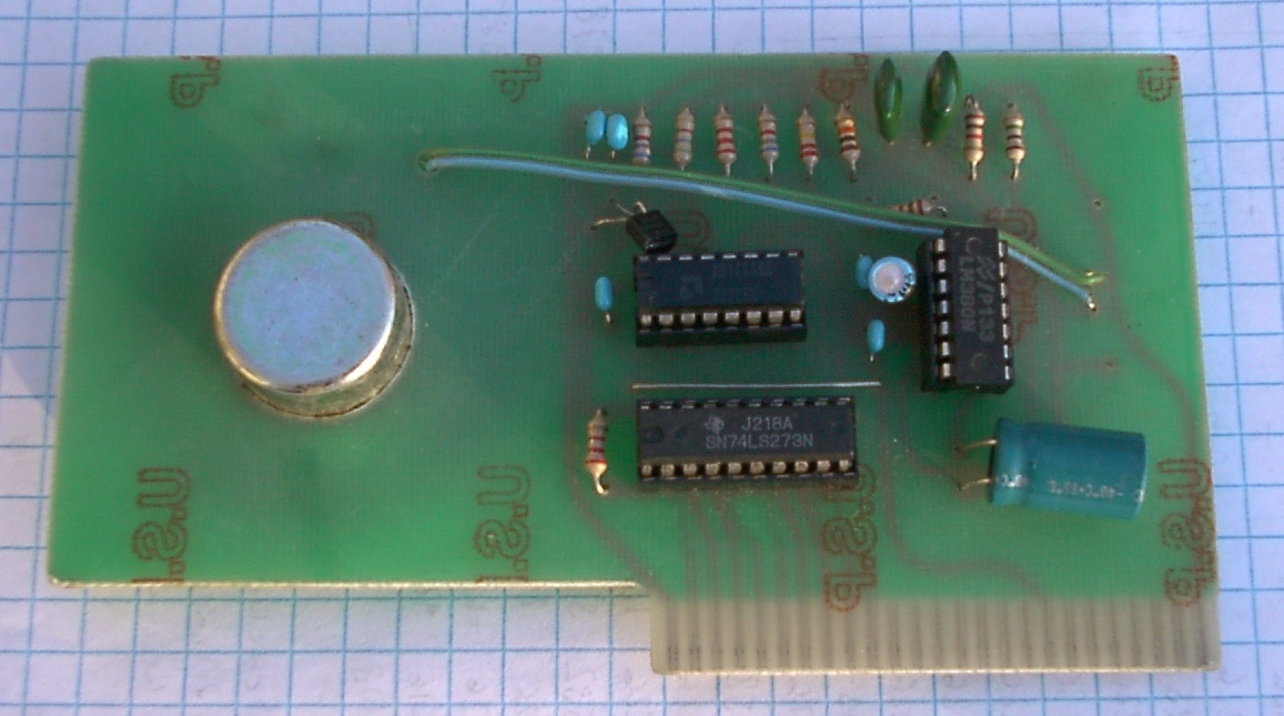 Strange Sound card for Apple ][ (top view)