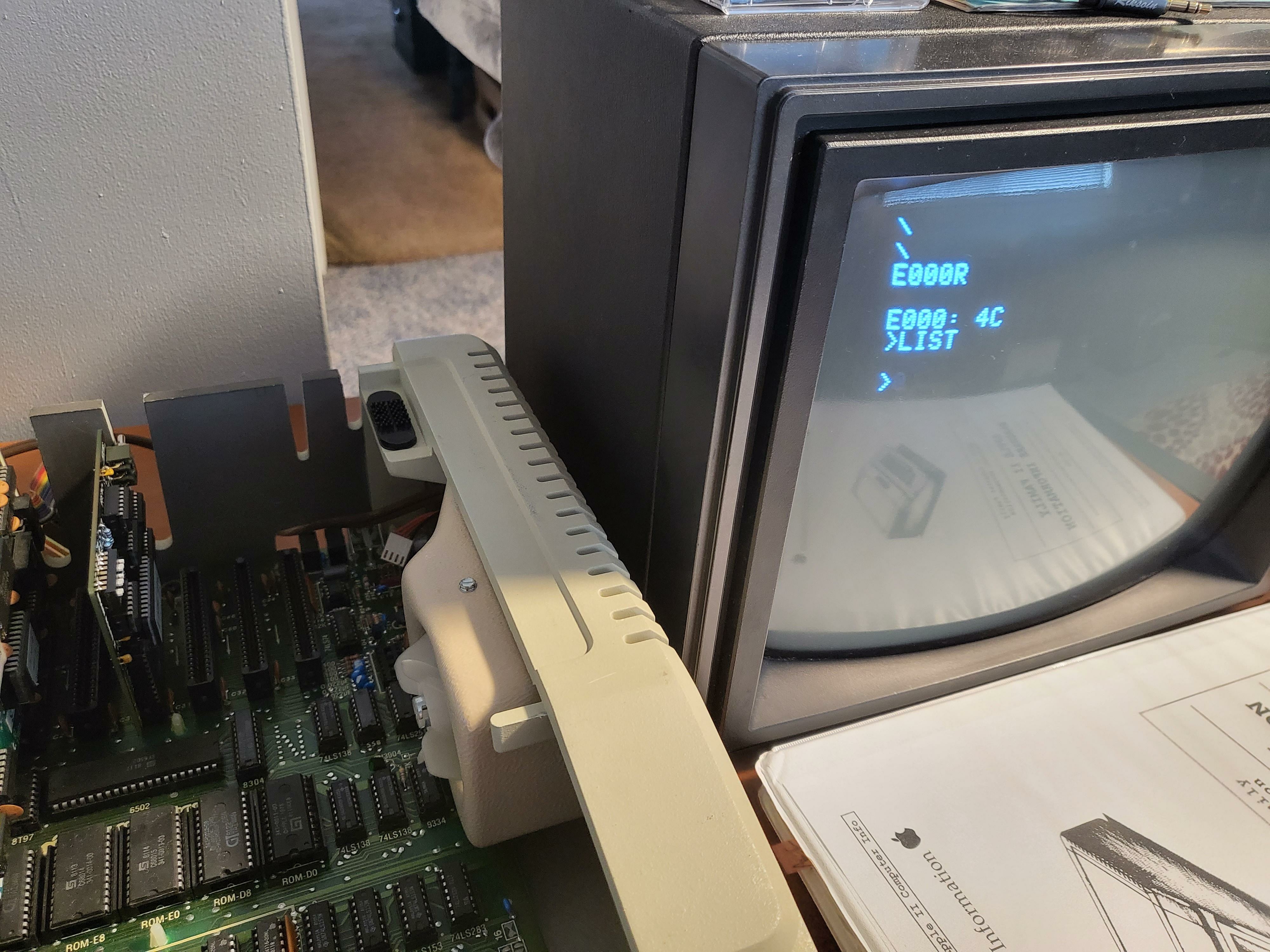 Apple II running Apple 1 BASIC