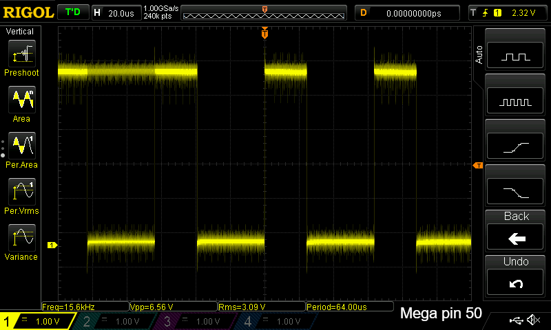 Mega II pin 50 Sync