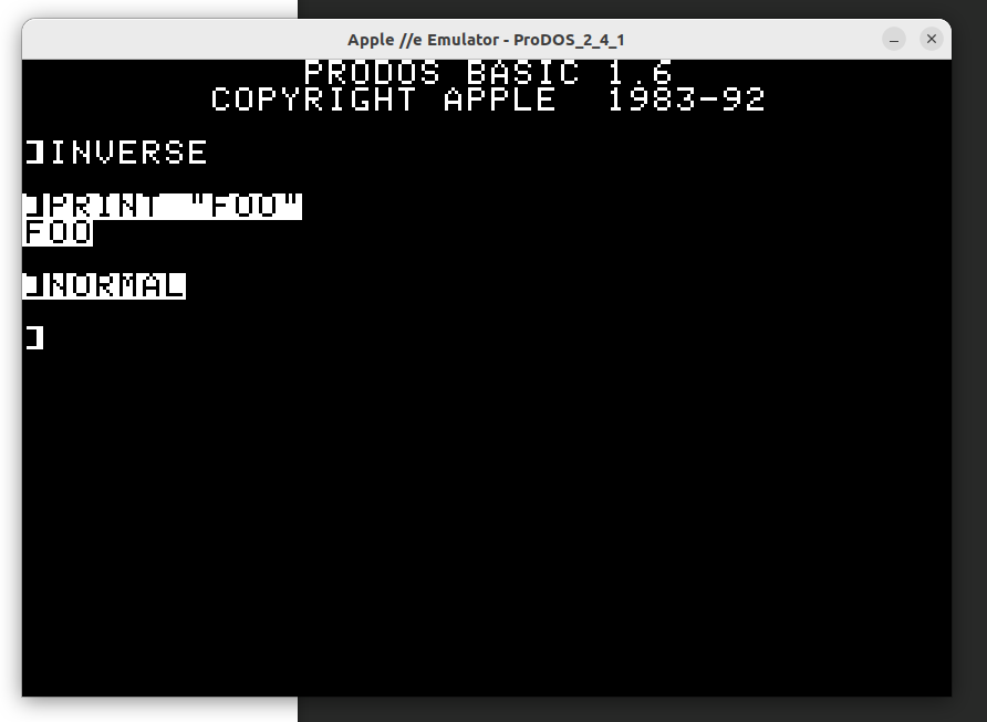 A2 inverse 40 column example