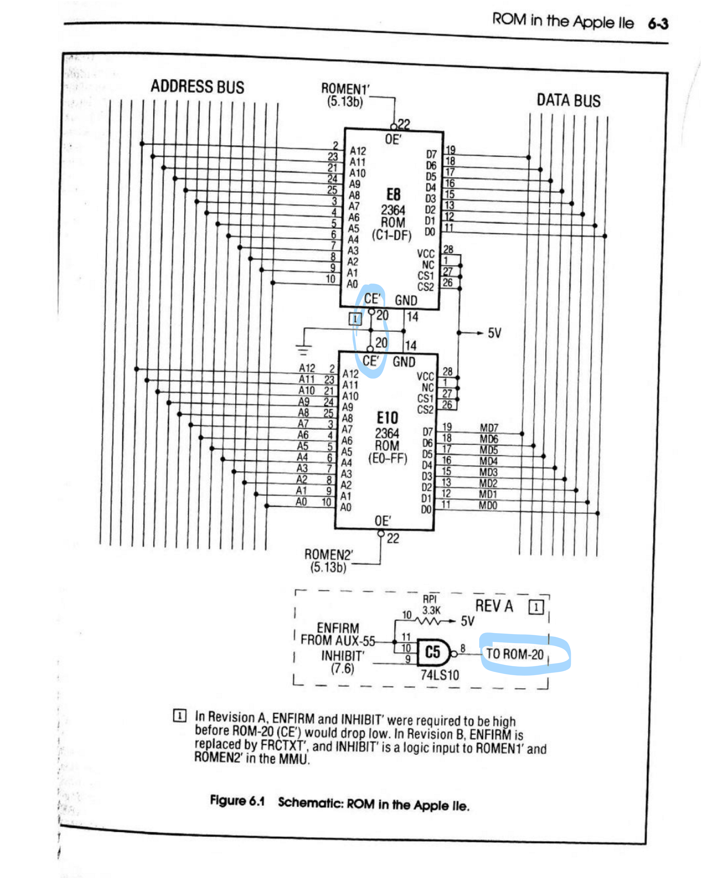 Rev A motherboard used C5 as a gate for ENFIRM and INHIBIT