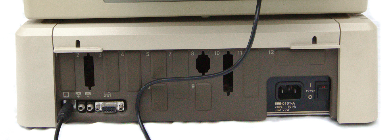 Apple //e back