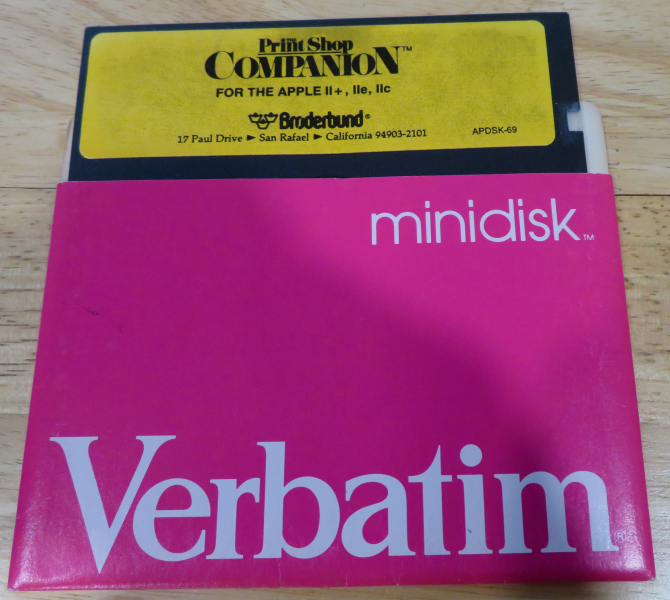 The Print Shop Companion disk