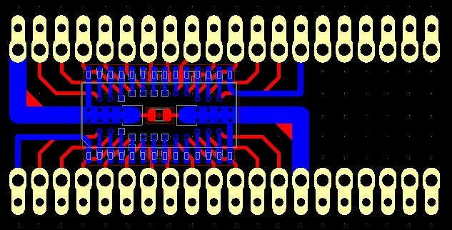 DIP40_Adapter_bottom_PCB