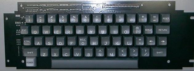 Finished YAAK keyboard in Apple II configuration