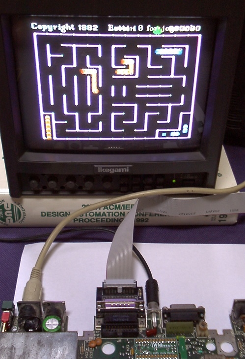 Serpentine running fine on Apple IIc with 'IWMless'