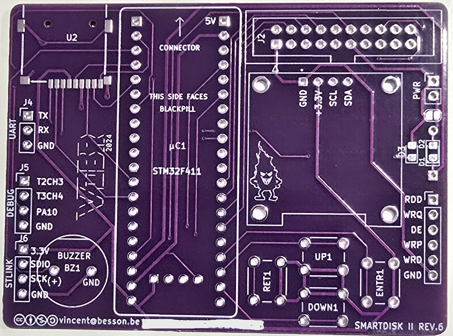 Apple II DISK Emulator using STM32 Rev 6