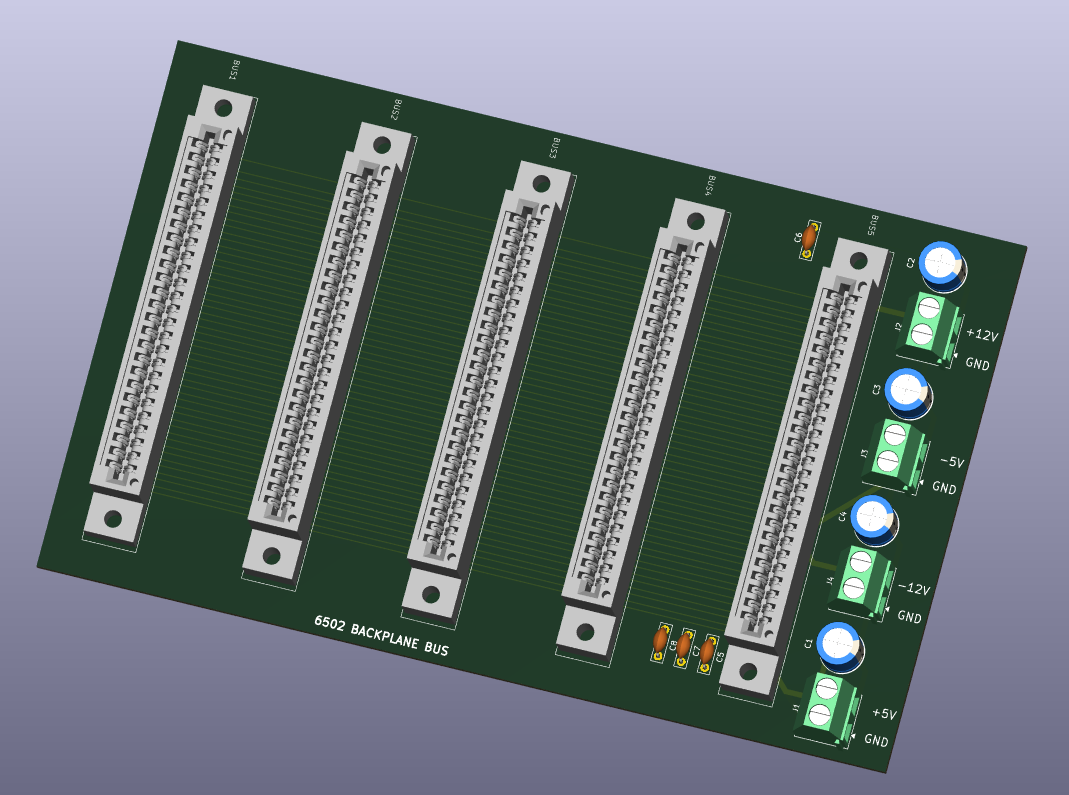 A 6502 Back plane