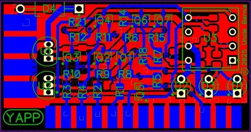 YAPP layout (screenshot from DIPTRACE)
