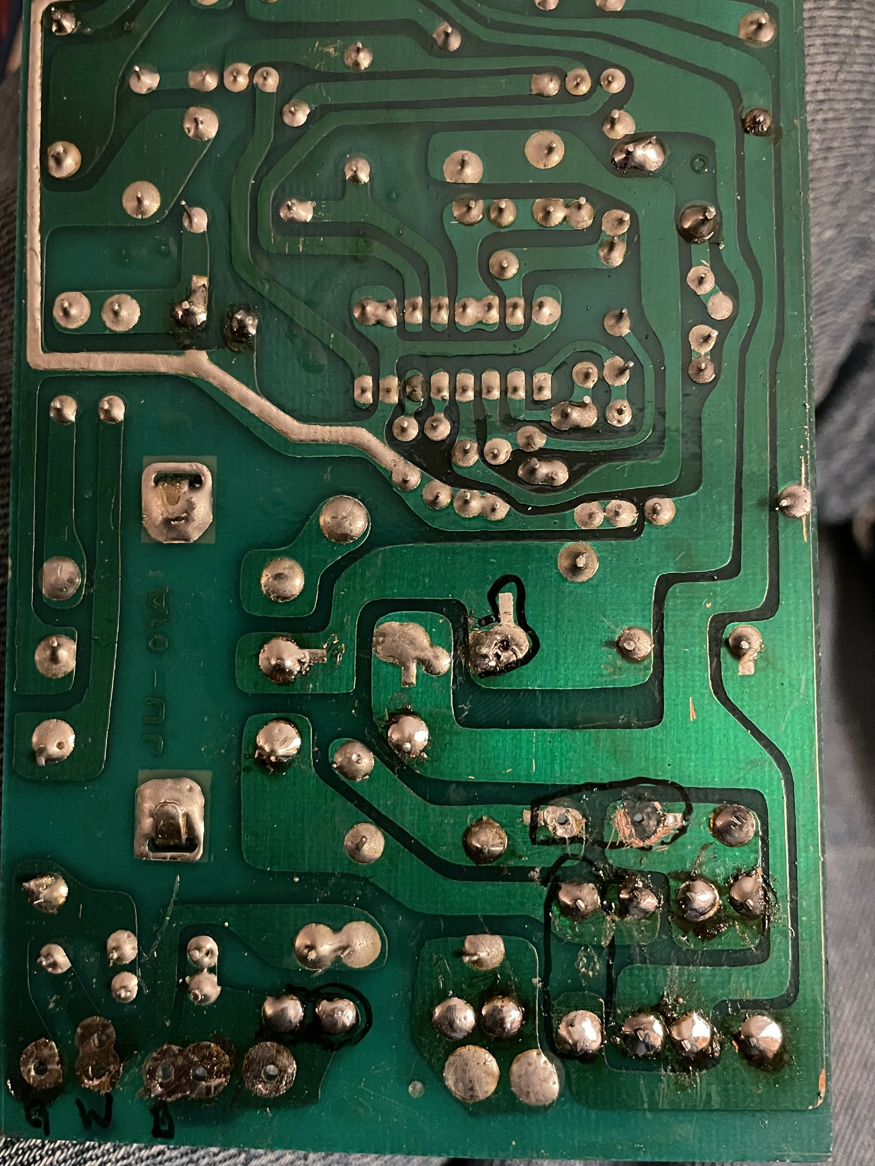 PCB Bottom: Input section