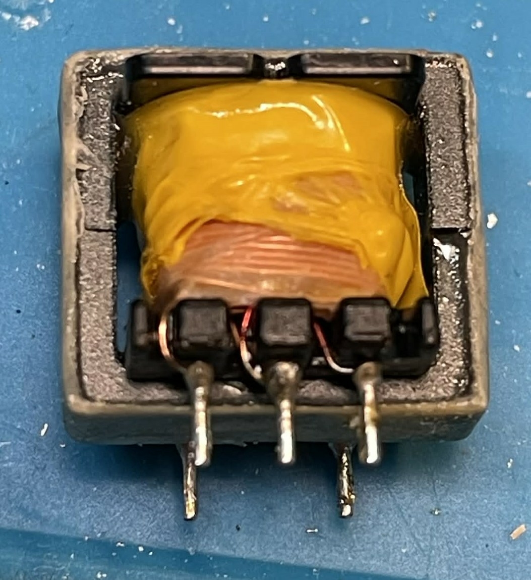 Gate Transformer Profile view (5 pins)