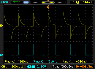 Scope Trace 1 - no ringing