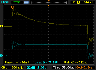 Good Transformer Ringing Close-Up