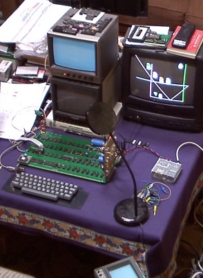Uncle Bernie's Apple-1 workbench