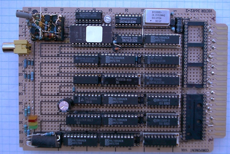 Finished GEN2 Apple-1 color graphics card 'lab rat'