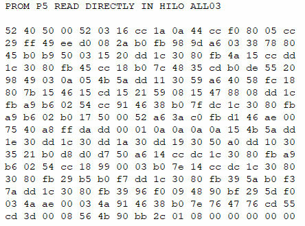 PROM P5 DISK II as READ