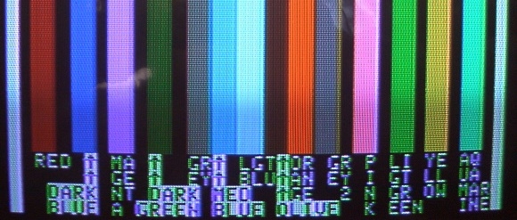 Uncle Bernie's Apple-1 color graphics card, PCB prototype, LORES mode