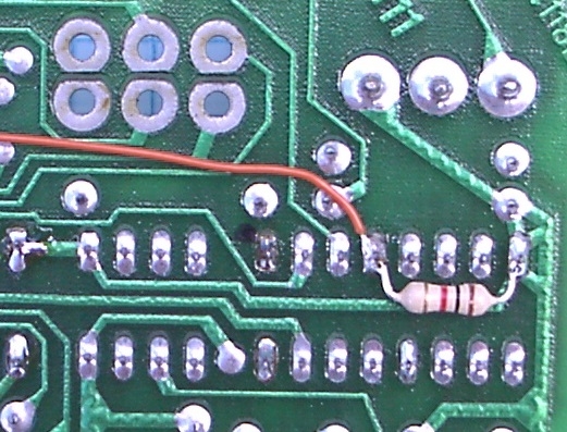 Mod for Apple2 keyboard encoder to work with the adapter of this thread.