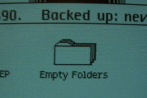 Apple Lisa - empty folder