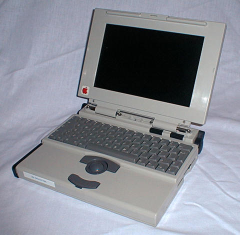 White Powerbook 140 - front