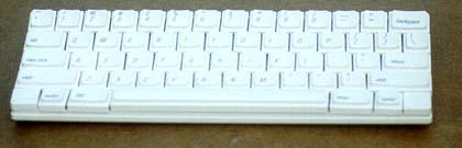 Cassie keyboard - front view