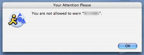 Aol Instant Messenger SNAFU