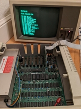 Floppy drive working with one row of RAM