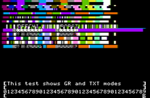 Accurapple emulating the test screen